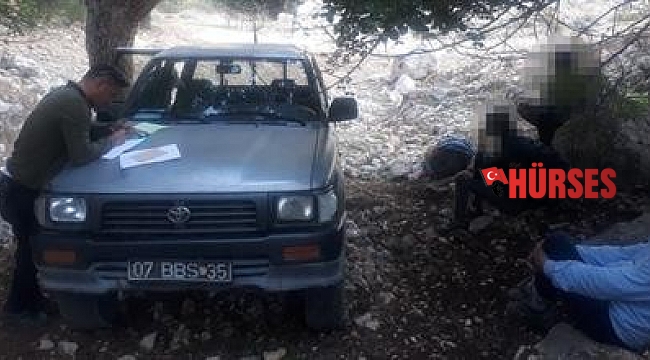 Kaçak avcılara 8 bin lira ceza uygulandı.