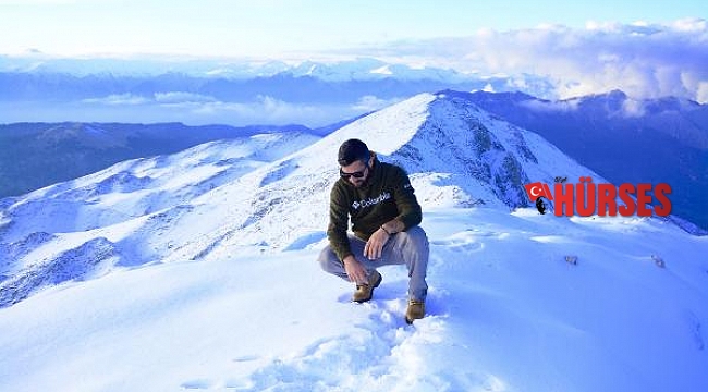 Kemer'de 30 dakikada iki mevsim bir arada yaşanıyor