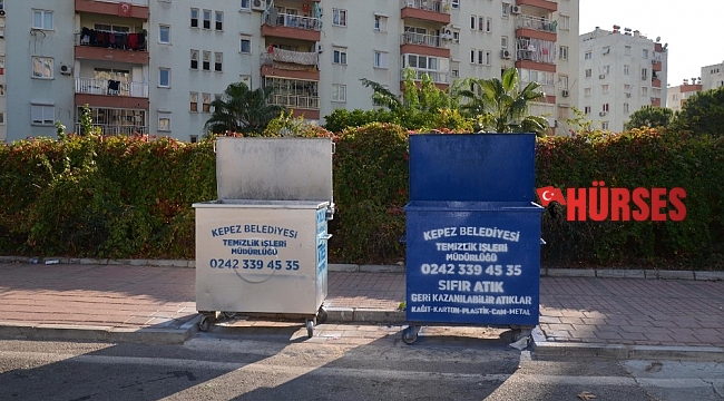 Kepez'de atıklarda ikili toplama sistemine geçildi