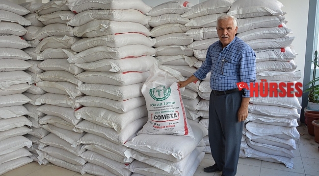 Korkuteli'nde 180 ton sertifikalı tohum satıldı