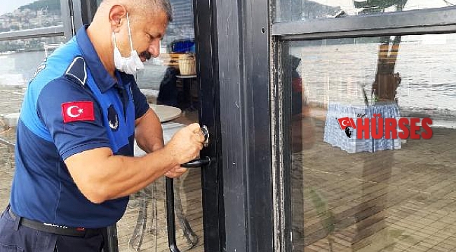 Koronavirüs kurallarına uymayan işletme mühürlendi