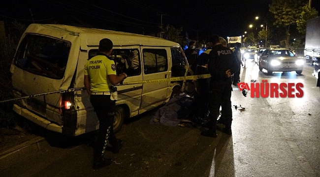 Pazar dönüşü feci kaza: 1 ölü, 1 yaralı