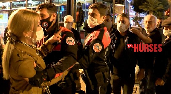 Sarhoş kadın turistler ortalığı birbirine kattı