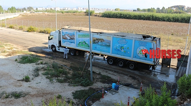 Serik'ten 56 bin 704 ton çöp transfer edildi