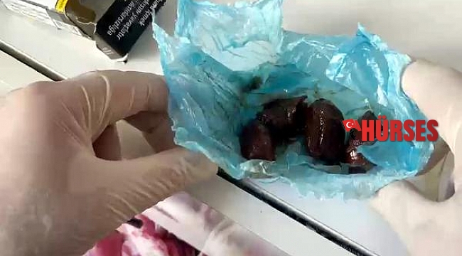 Uyuşturucu maddeyi hurmaya enjekte etmişler