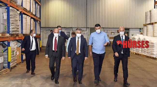 Vali Yazıcı, Antalya OSB firmalarını ziyaret etti