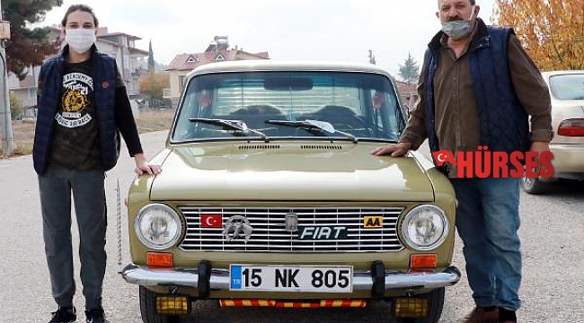 44 yıllık Murat 124'e gözü gibi bakıyor
