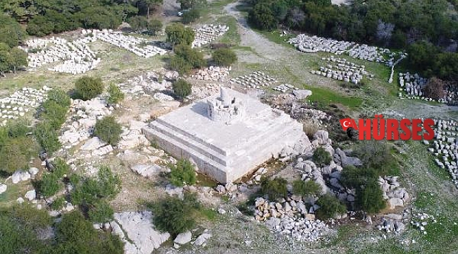 539 yıl önceki depremin yıktığı Patara Deniz Feneri'ne deprem önlemi