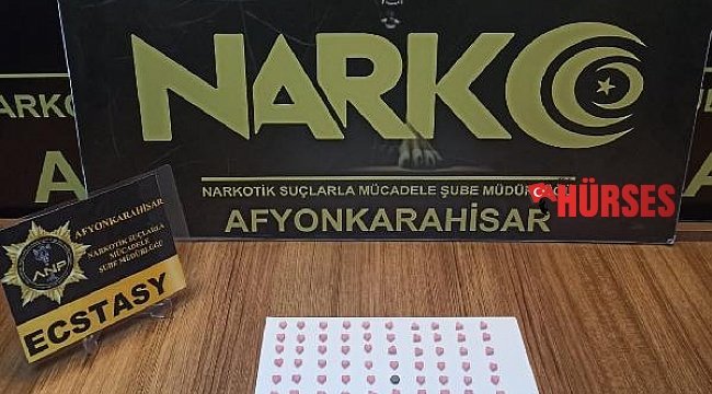 95 adet ecstasy hap ele geçirildi