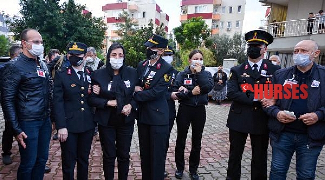 Antalya şehidini uğurluyor
