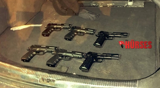 Antalya'da kaçak silah operasyonu