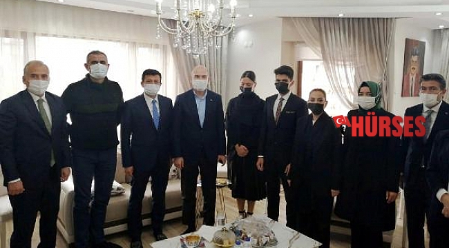 Bakan Soylu'dan başsağlığı ziyareti
