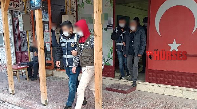 Burdur'da kumar baskını
