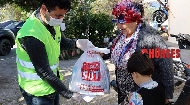Büyükşehir'den çocuklara 224 bin litre süt