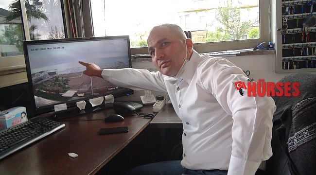 Deniz üzerinde belli aralıklarla ortaya çıkıyor, çıplak gözle seçilemiyor