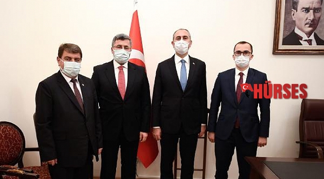 Dinar heyetinden Bakan Gül'e ziyaret