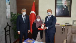 Gazinin madalyası eşine verildi