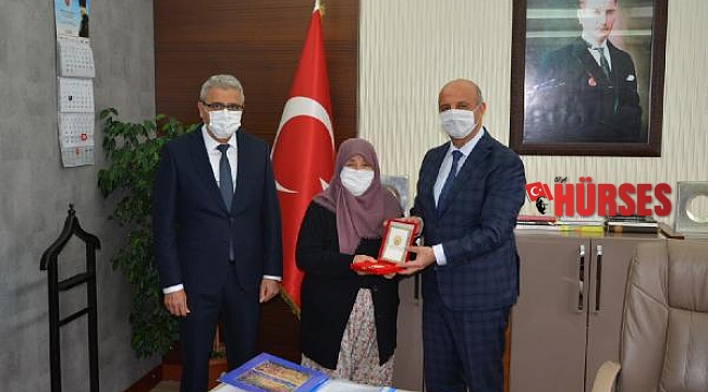 Gazinin madalyası eşine verildi