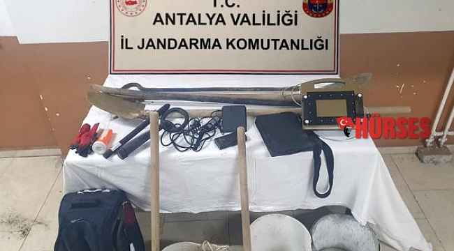 Kaçak kazıya suçüstü