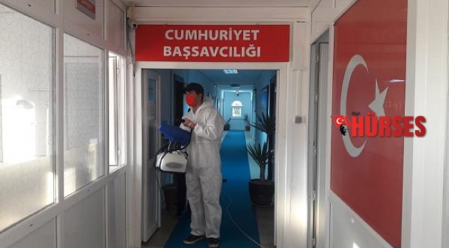 Kemer Belediyesi dezenfekte çalışmalarını sürdürdü