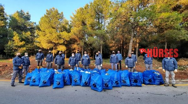 Kepez ekipleri, pırıl pırıl bir doğa için çalıştı