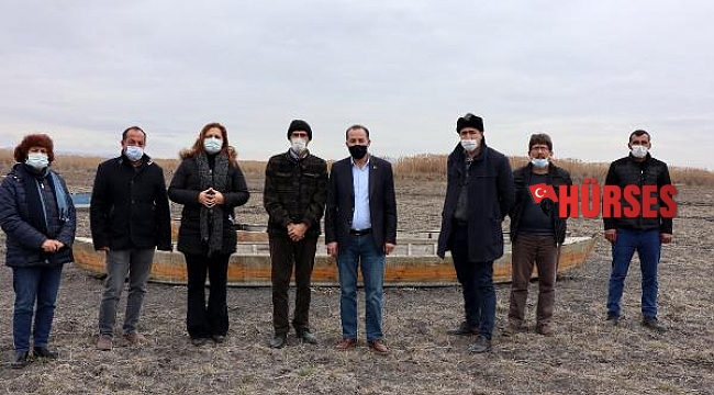 Köksal, Eber Gölü'nü inceledi