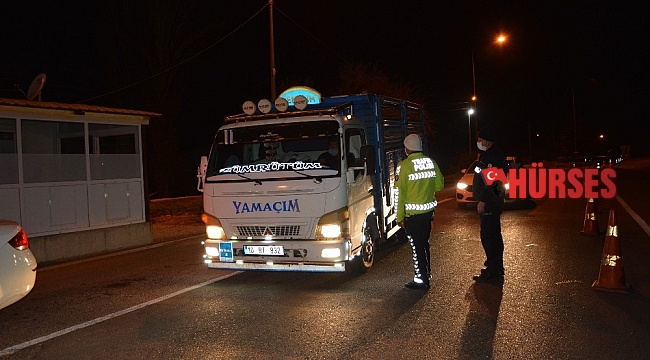 Korkuteli'nde kısıtlamaya sıkı denetim