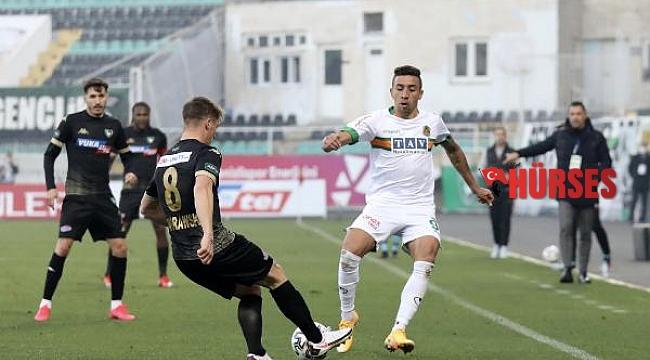 Lider Alanyaspor, 3'üncü deplasmandan da eli boş döndü