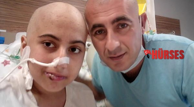 Lösemi hastası kızı için saçını kazıttı