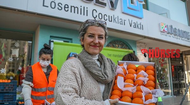LÖSEV mandalinaları satışa çıktı