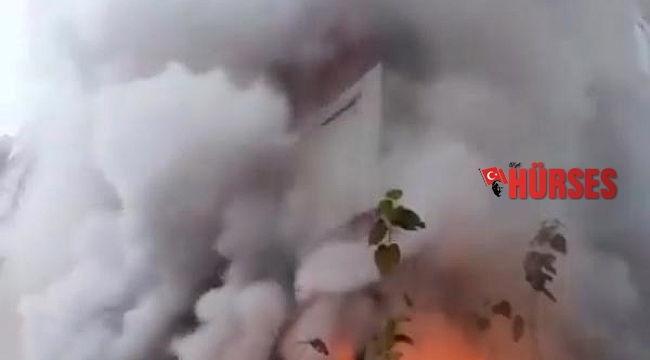 Madde bağımlısı oğlu evi ateşe verdi, baba kriz geçirdi