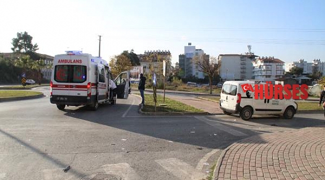 Manavgat'ta kaza: 1 yaralı