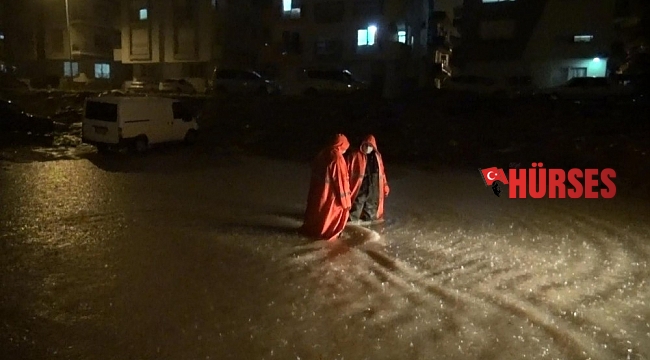 Manavgat'ta şiddetli yağış su baskınlarına sebep oldu