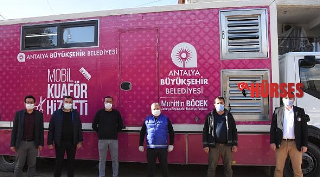 Mobil Kuaför TIR'ı Demre'de