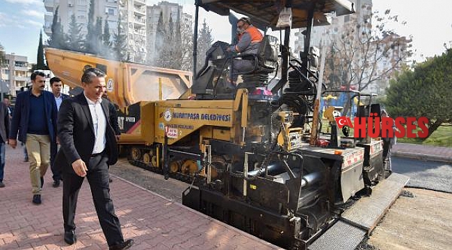 Muratpaşa Belediyesi, 4 yılda 695 bin 640 ton sıcak asfalt üretti