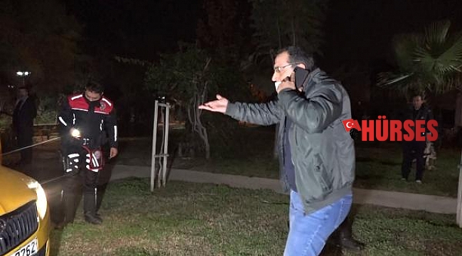 'Öldürecekler beni' diyerek taksi çaldı, kaza yapınca yakalandı