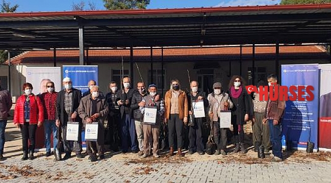 Üreticiye ceviz fidanı desteği