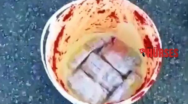 Uyuşturucu salça kovasında ele geçirildi