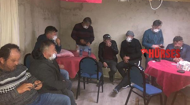 Yayla evine kumar baskını