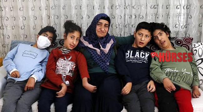 7 çocuktan 4'ü ALS hastası olan aile, yardım bekliyor