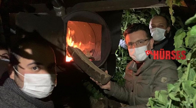 AK Partili Uslu'dan seralara nöbet ziyareti