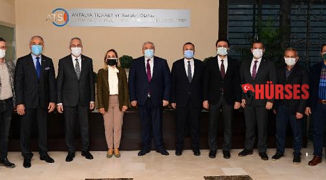 AK Partili vekiller, ATSO'yu ziyaret etti