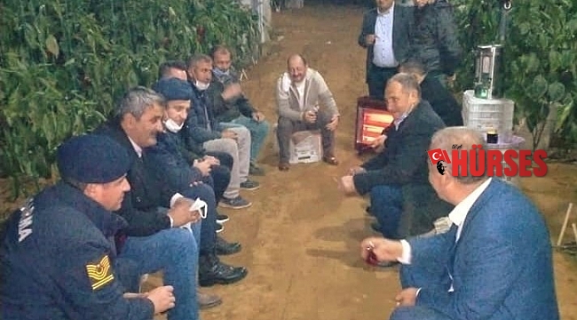 Aksu protokolü zirai don nöbetinde üreticileri unutmadı
