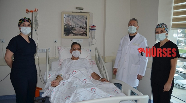 Alanya'da ilk kapalı böbrek kanseri ameliyatı