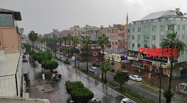 Alanya'da şiddetli yağmur