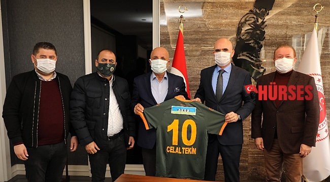 Alanyaspor'dan Başsavcı Tekin'e 'hayırlı olsun' ziyareti