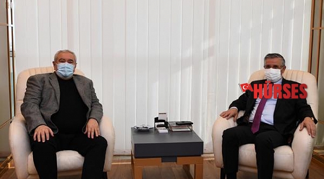 Başkan Topaloğlu'dan, ATSO Başkanı Çetin'e ziyaret