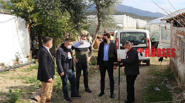 Büyükşehir'den Demreli üreticiye sulama desteği