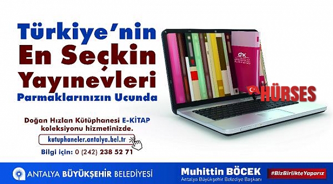 E-Kitap koleksiyonu okurlarını bekliyor