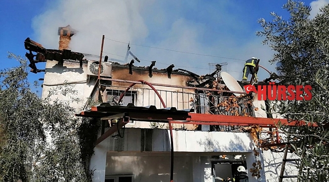 Evleri yanan ailelere belediye desteği